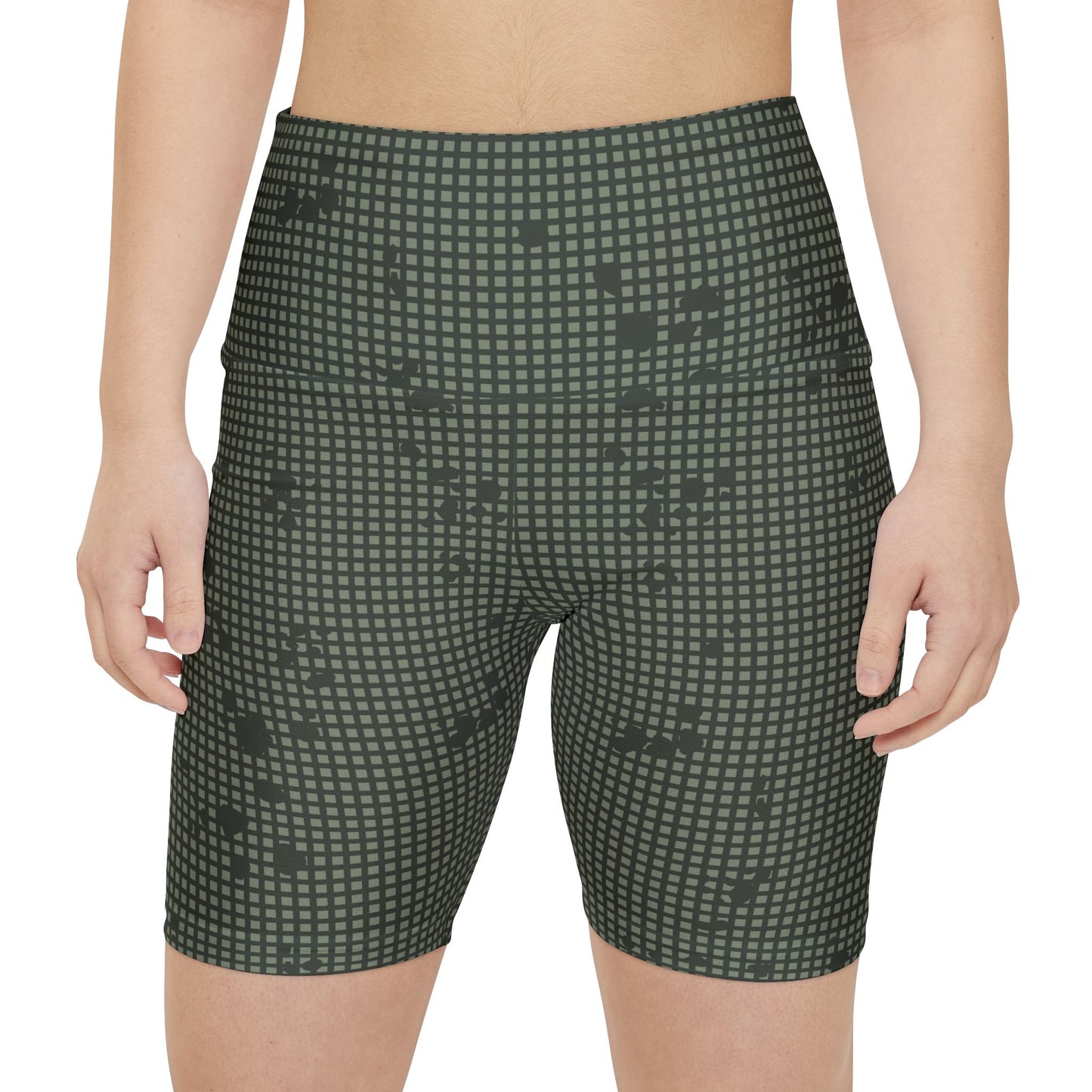 Desert Night Camo High-Rise Bike Shorts