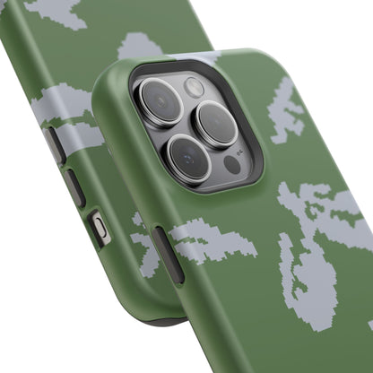 KLMK Camo MagSafe iPhone 15 Pro Max Field Case _ Concealing Coloration