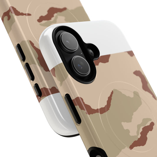 Three-Color Desert Camo MagSafe iPhone 17 Field Case