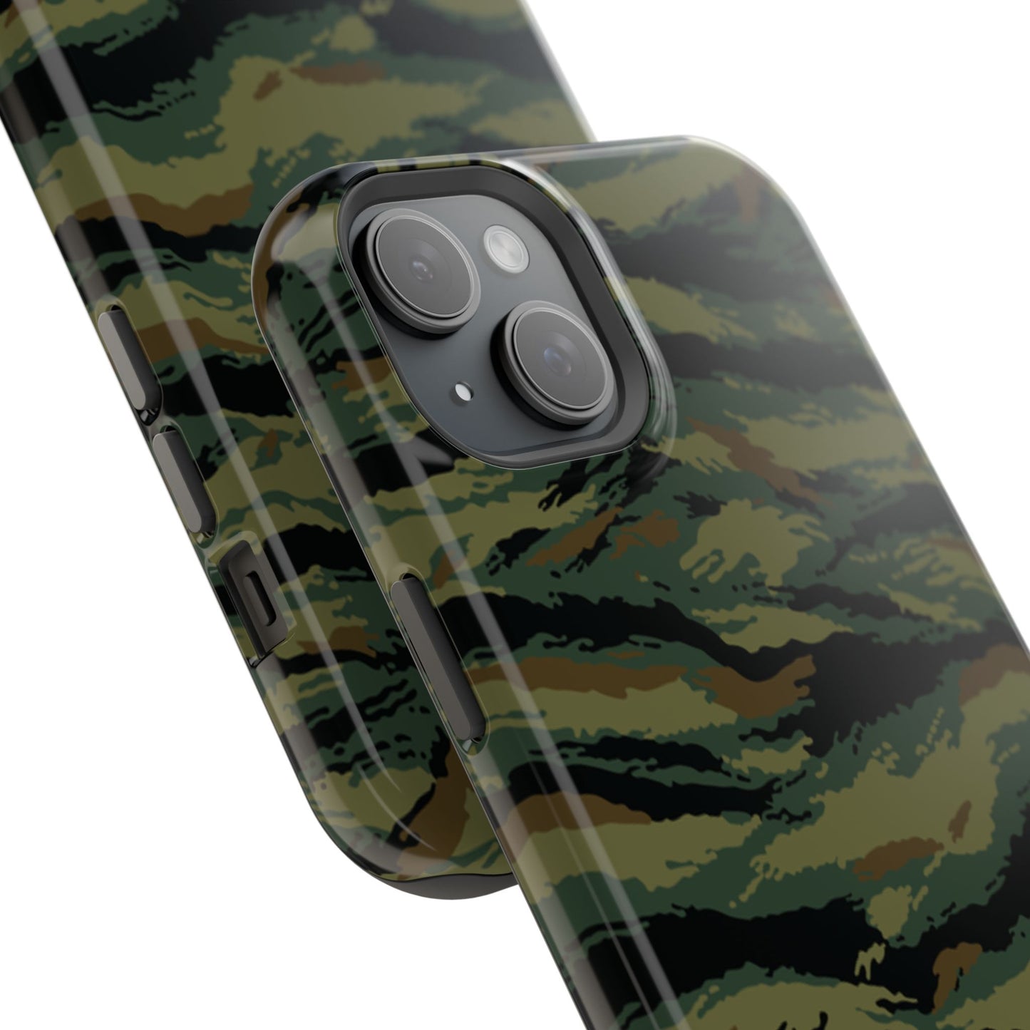 Kamysh Woodland Camo MagSafe iPhone 15 Pro Max Field Case _ Concealing Coloration