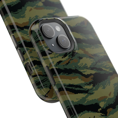 Kamysh Woodland Camo MagSafe iPhone 15 Pro Max Field Case _ Concealing Coloration