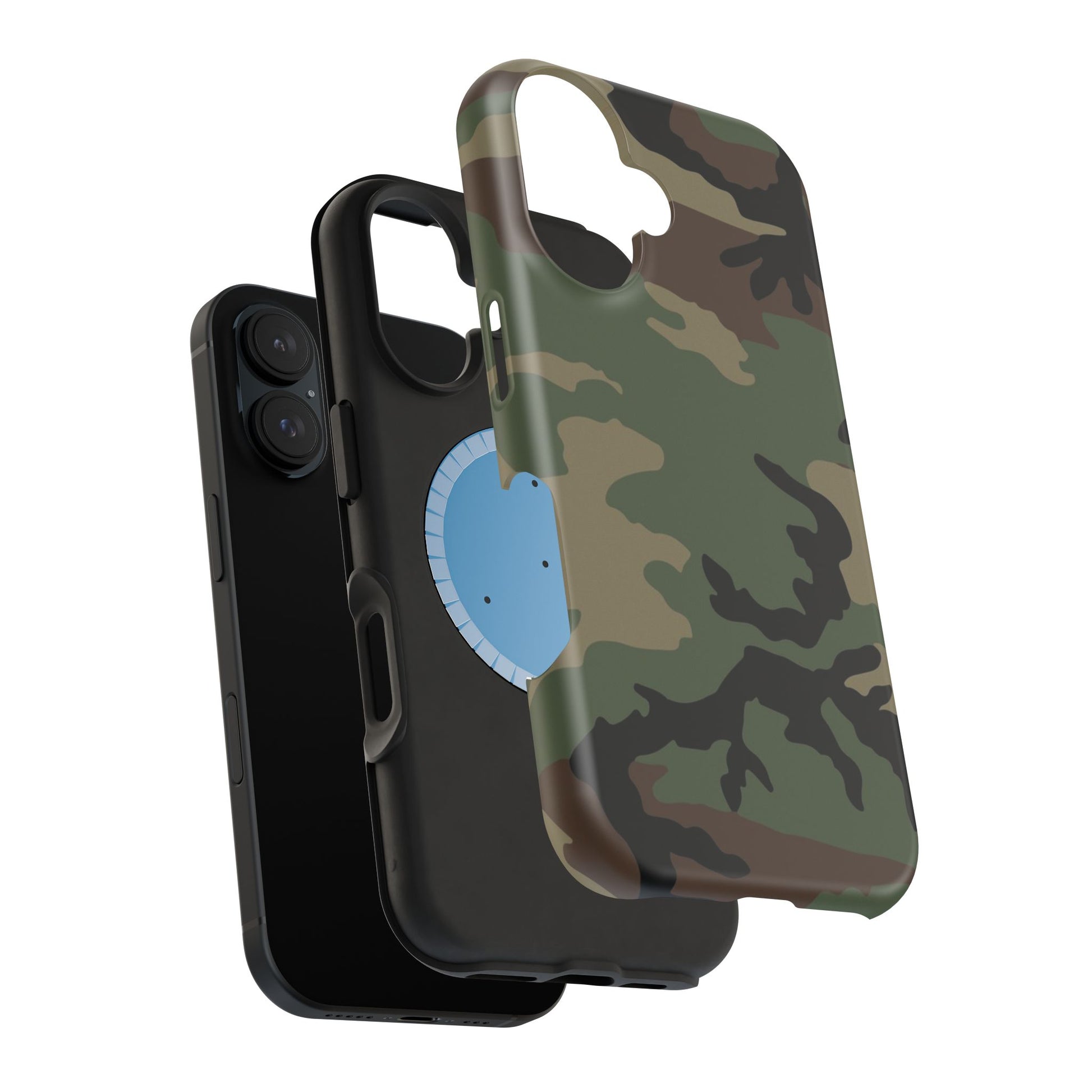 M81 Woodland Camo Magsafe iPhone 16 Field Case _ Concealing Coloration