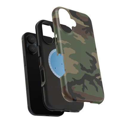 M81 Woodland Camo Magsafe iPhone 16 Field Case _ Concealing Coloration
