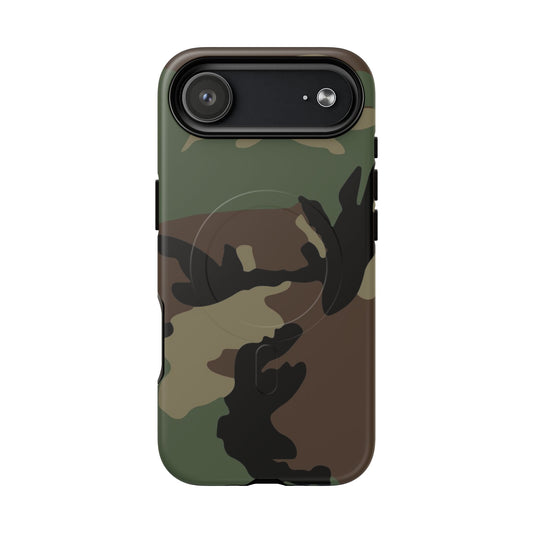 M81 Woodland Camo MagSafe iPhone 17 Air Field Case _ Concealing Coloration