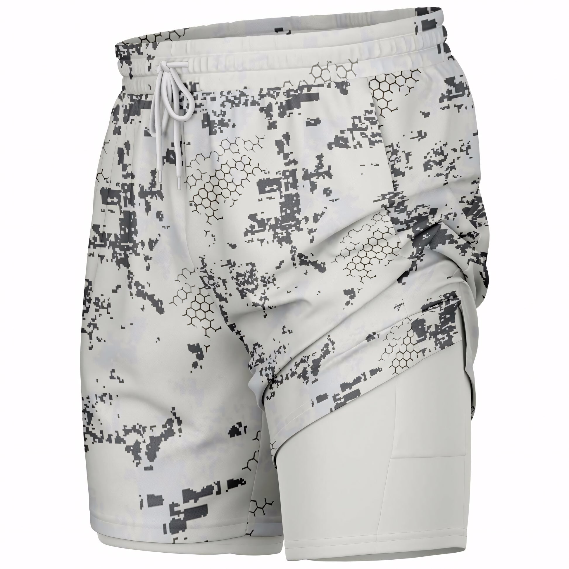 Blindtech Snow Camo Lined Shorts 7"