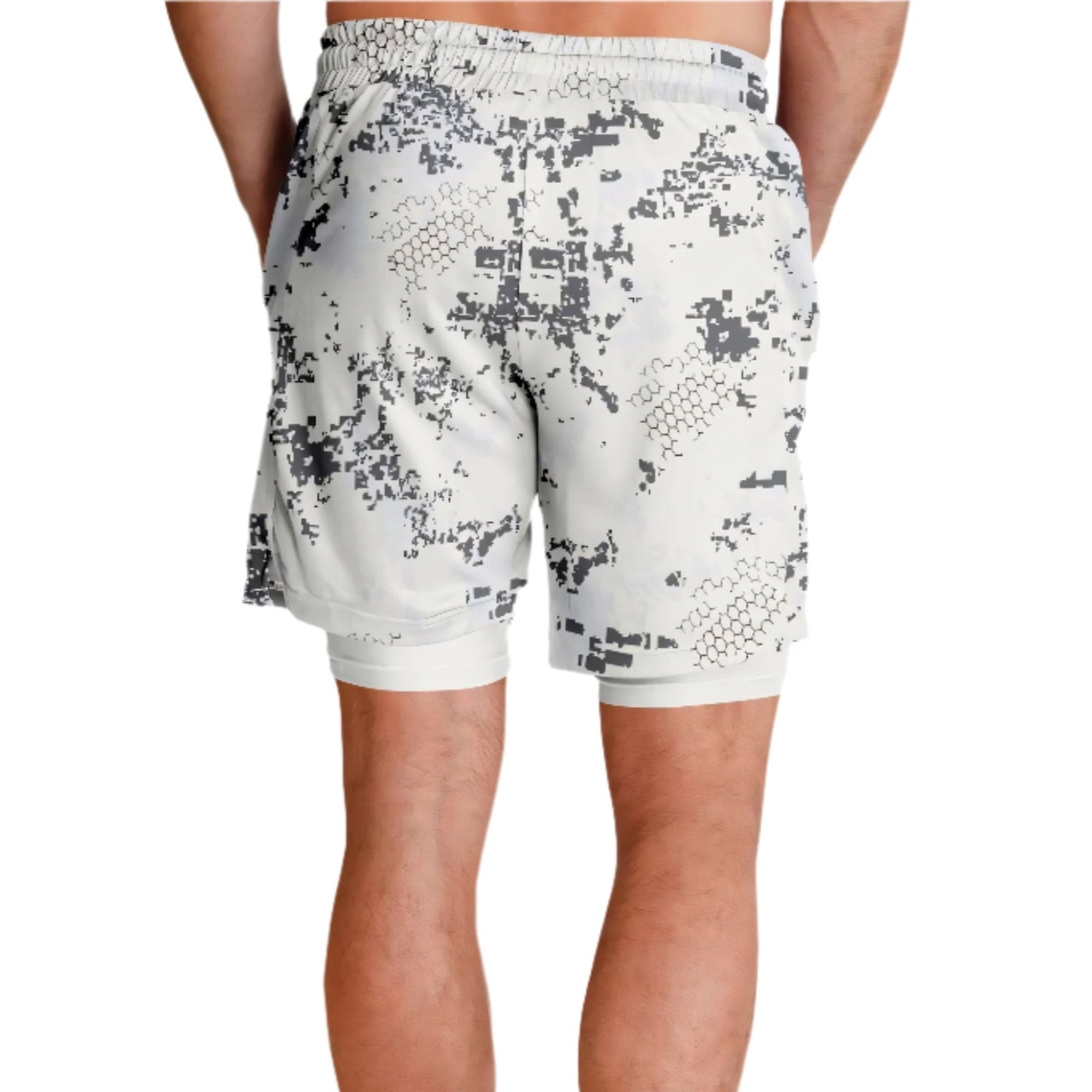 Blindtech Snow Camo Lined Shorts 7"