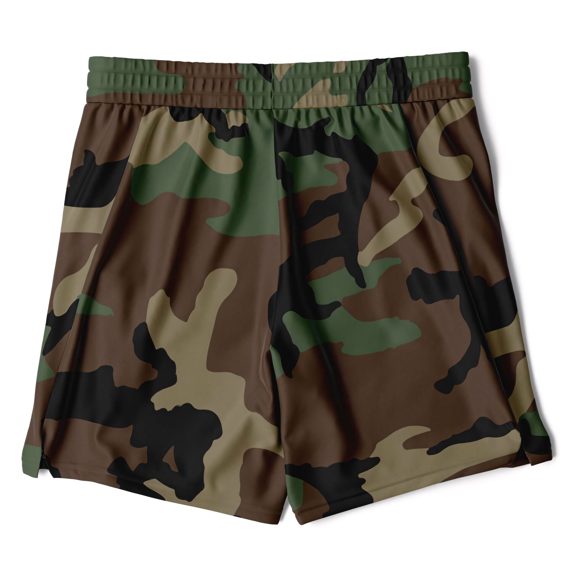 M81 Woodland Camo Lined Shorts 7"