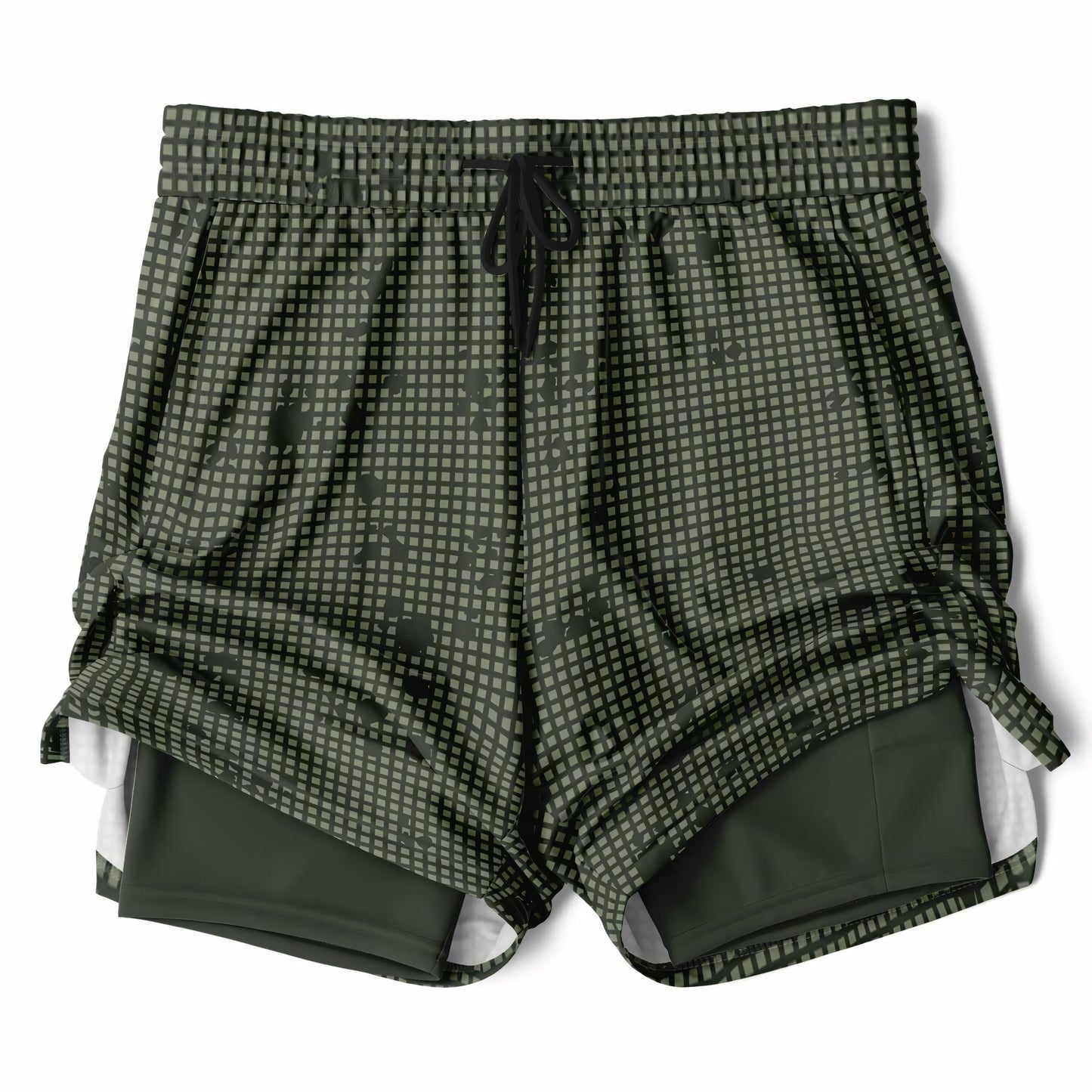 Desert Night Camo Lined Shorts 7"