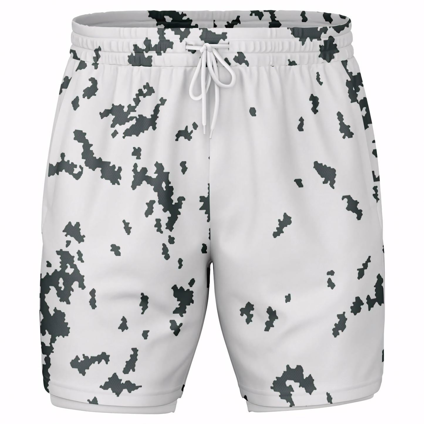 M05 Snow Camo Lined Shorts 7"