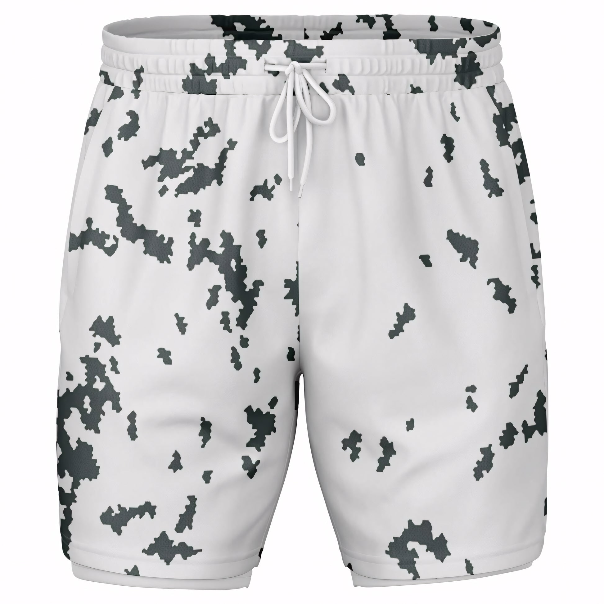 M05 Snow Camo Lined Shorts 7"