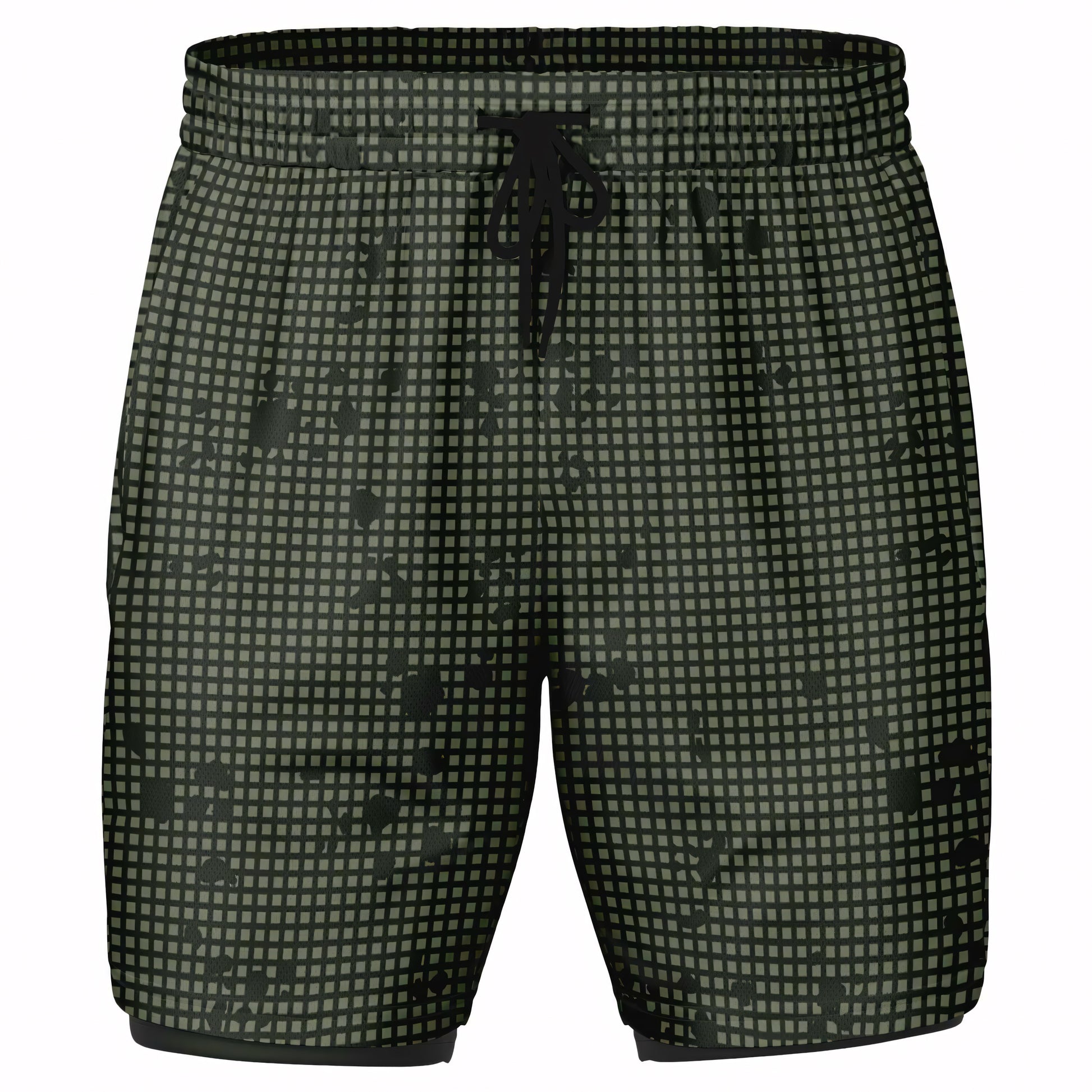 Desert Night Camo Lined Shorts 7"