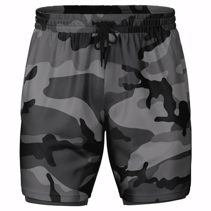 M81 Urban Camo Lined Shorts 7" (Gray-Dominant)