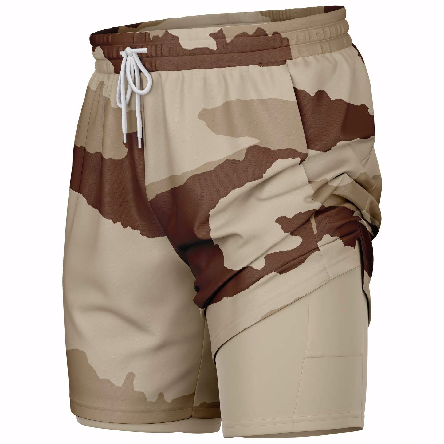 Daguet Desert Camo Lined Shorts 7"