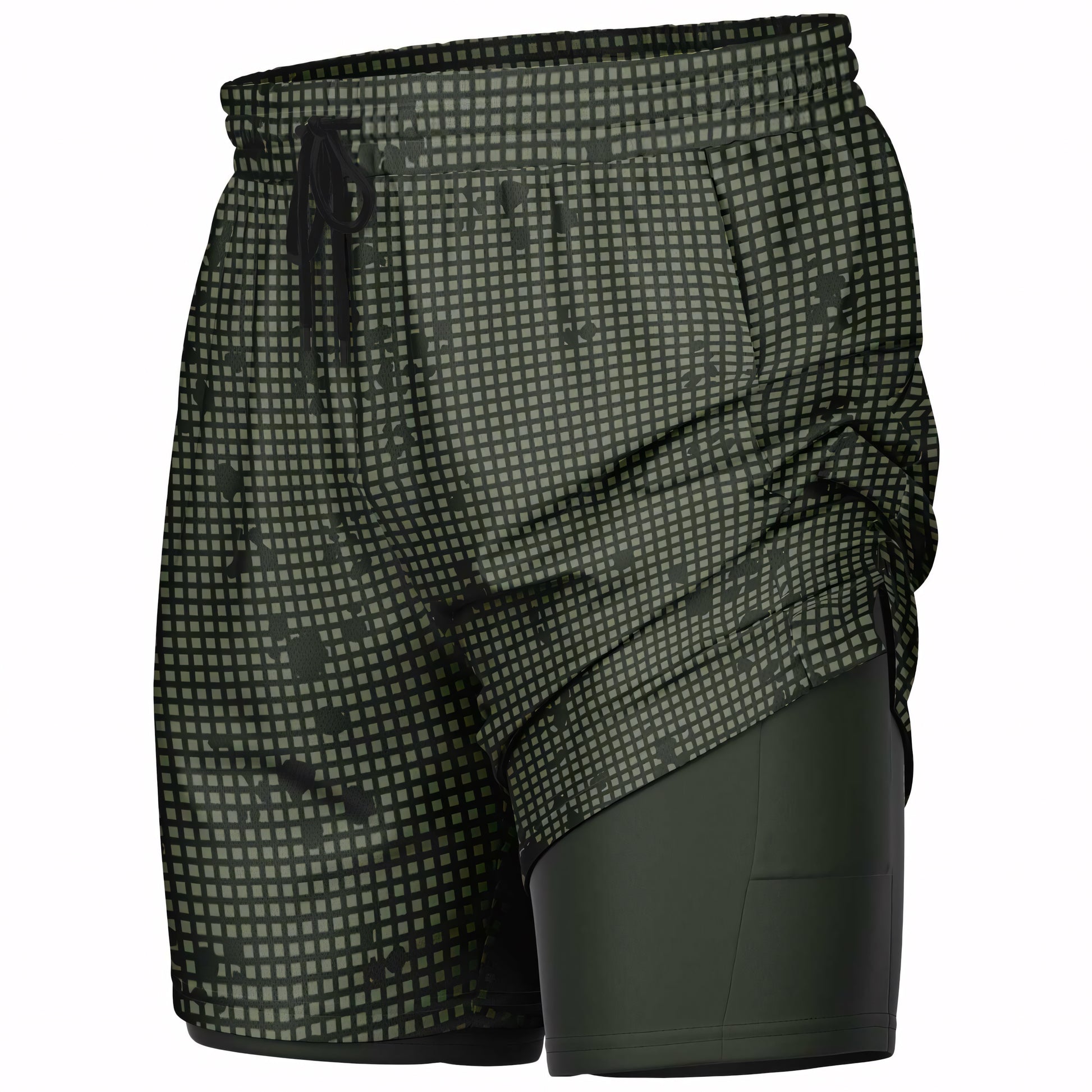 Desert Night Camo Lined Shorts 7"