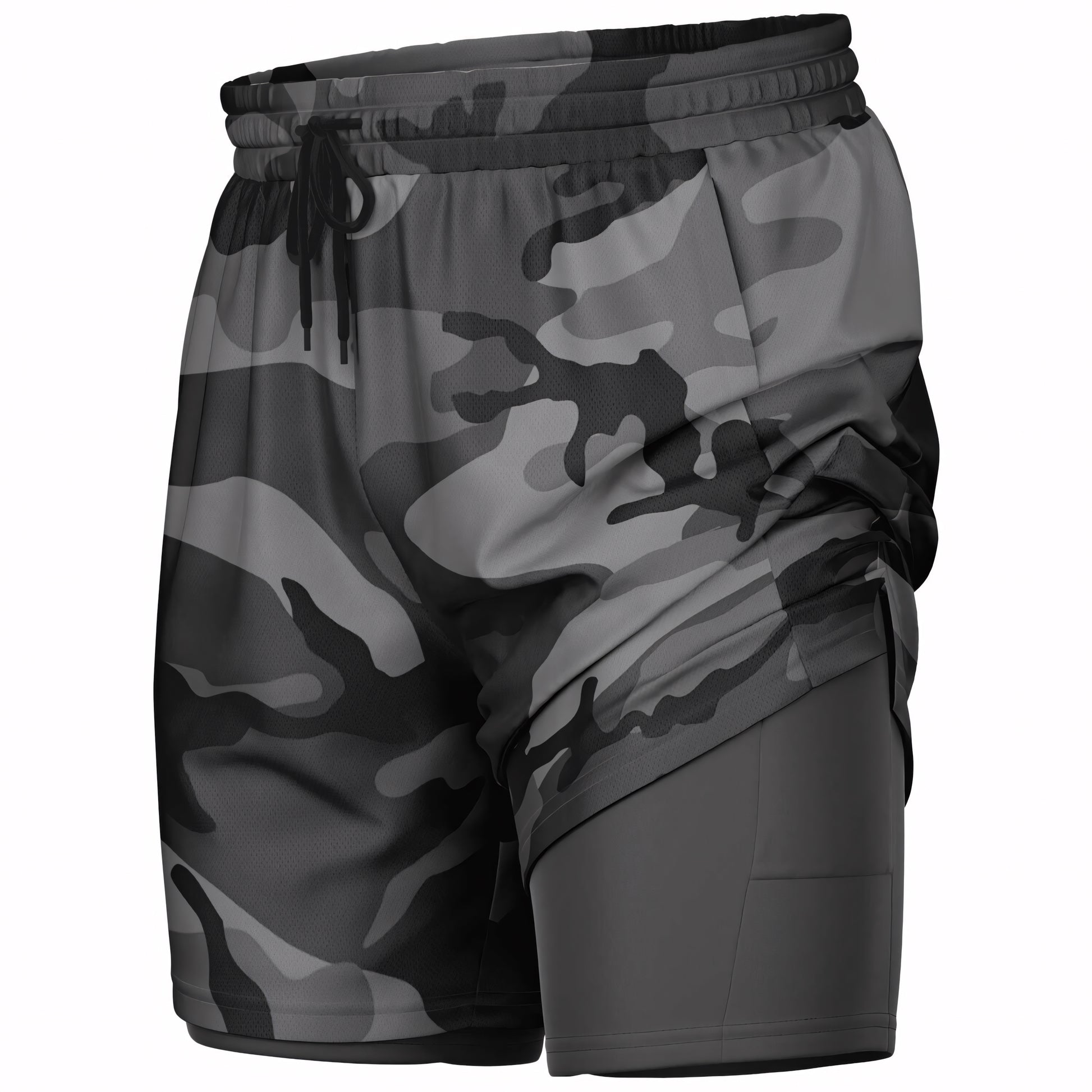 M81 Urban Camo Lined Shorts 7" (Gray-Dominant)