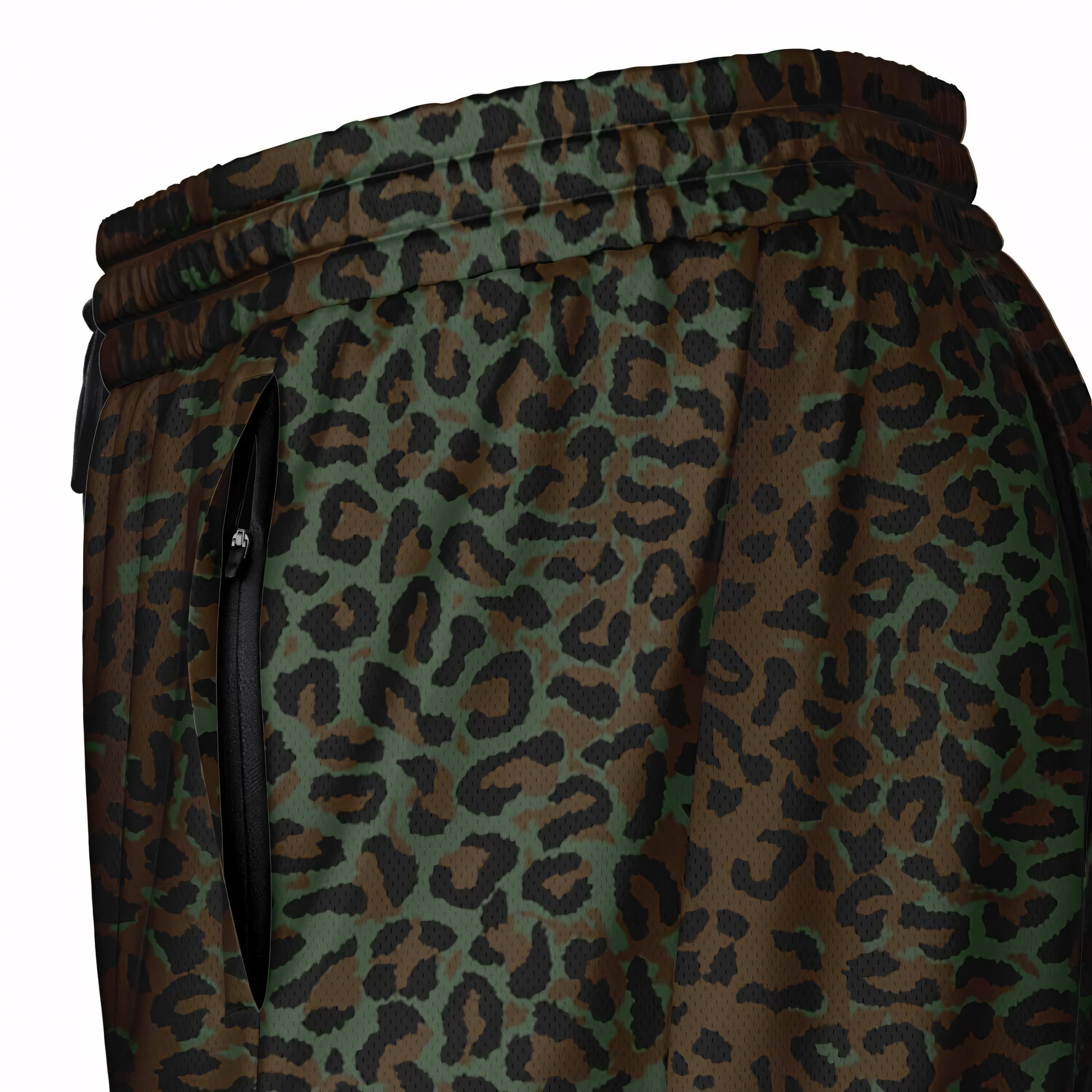 Leopard Spot Camo Lined Shorts 7"