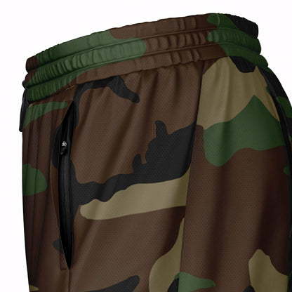 M81 Woodland Camo Lined Shorts 7"