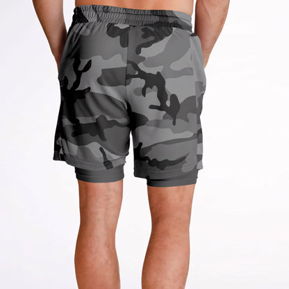 M81 Urban Camo Lined Shorts 7" (Gray-Dominant)