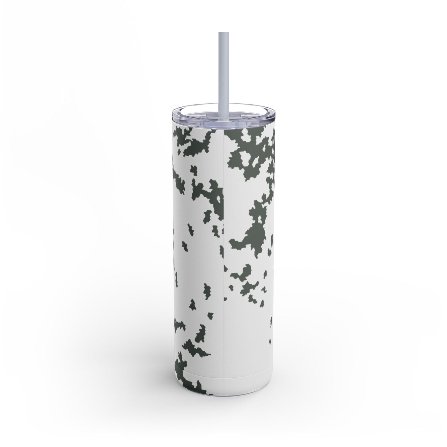 M05 Snow Camo 20oz Skinny Tumbler with Straw