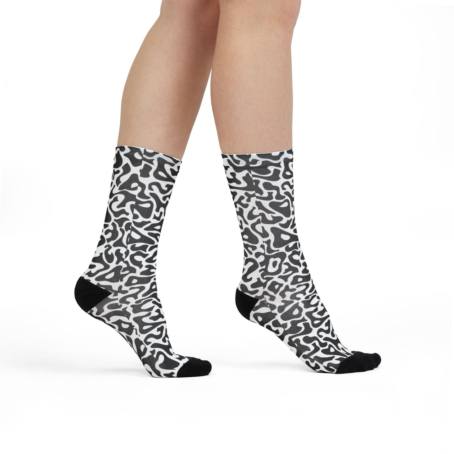 KMA Bacteria Camouflage Crew Socks - Concealing Coloration