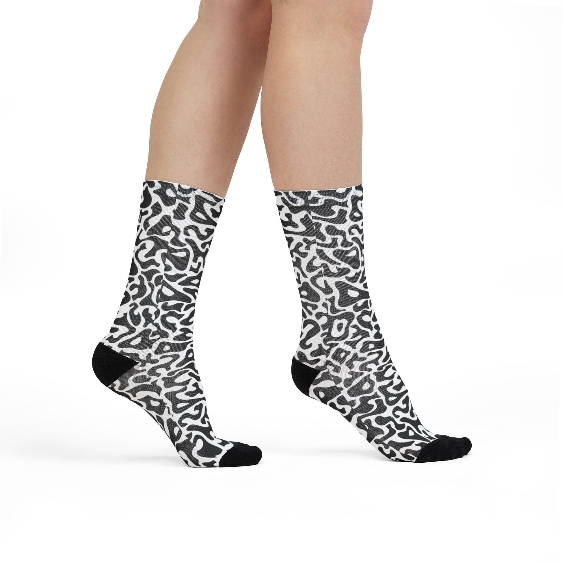 KMA Bacteria Camouflage Crew Socks - Concealing Coloration