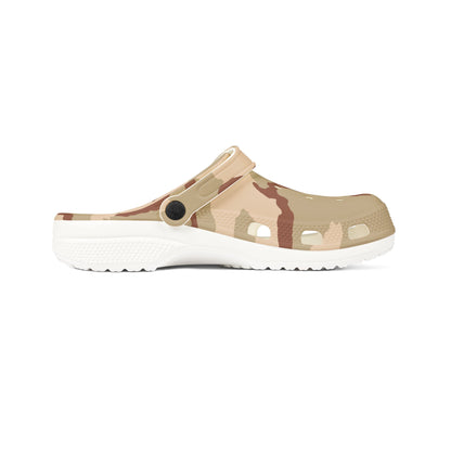 Three-Color Desert Camo EVA Clogs