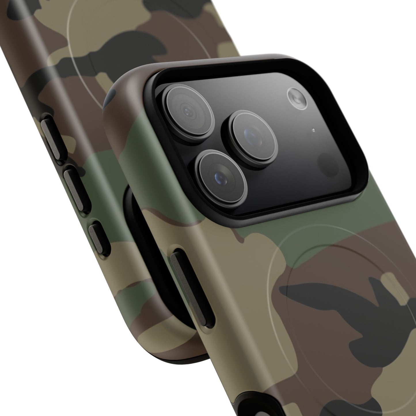 M81 Woodland Camo MagSafe iPhone 17 Pro Field Case _ Concealing Coloration