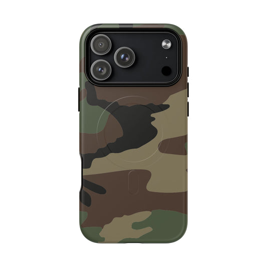 M81 Woodland Camo MagSafe iPhone 17 Pro Max Field Case