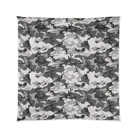 M81 Urban Camo Queen Bed Comforter _ Concealing Coloration