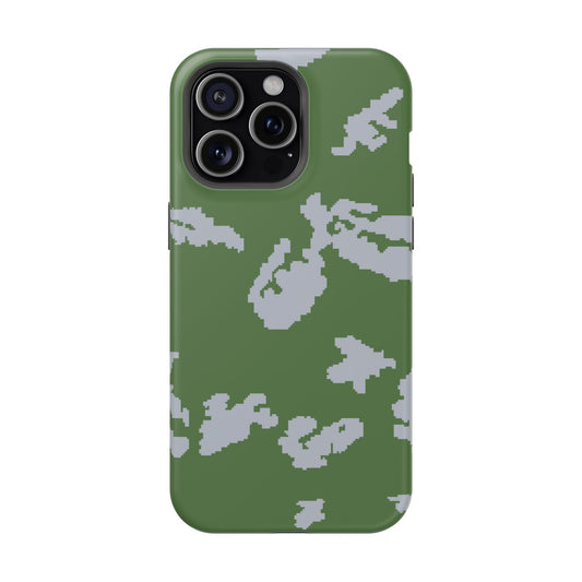 KLMK Camo MagSafe iPhone 15 Pro Max Field Case _ Concealing Coloration