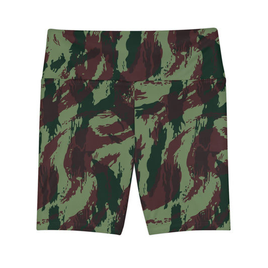 Portuguese Lizard Camo High-Rise Bike Shorts