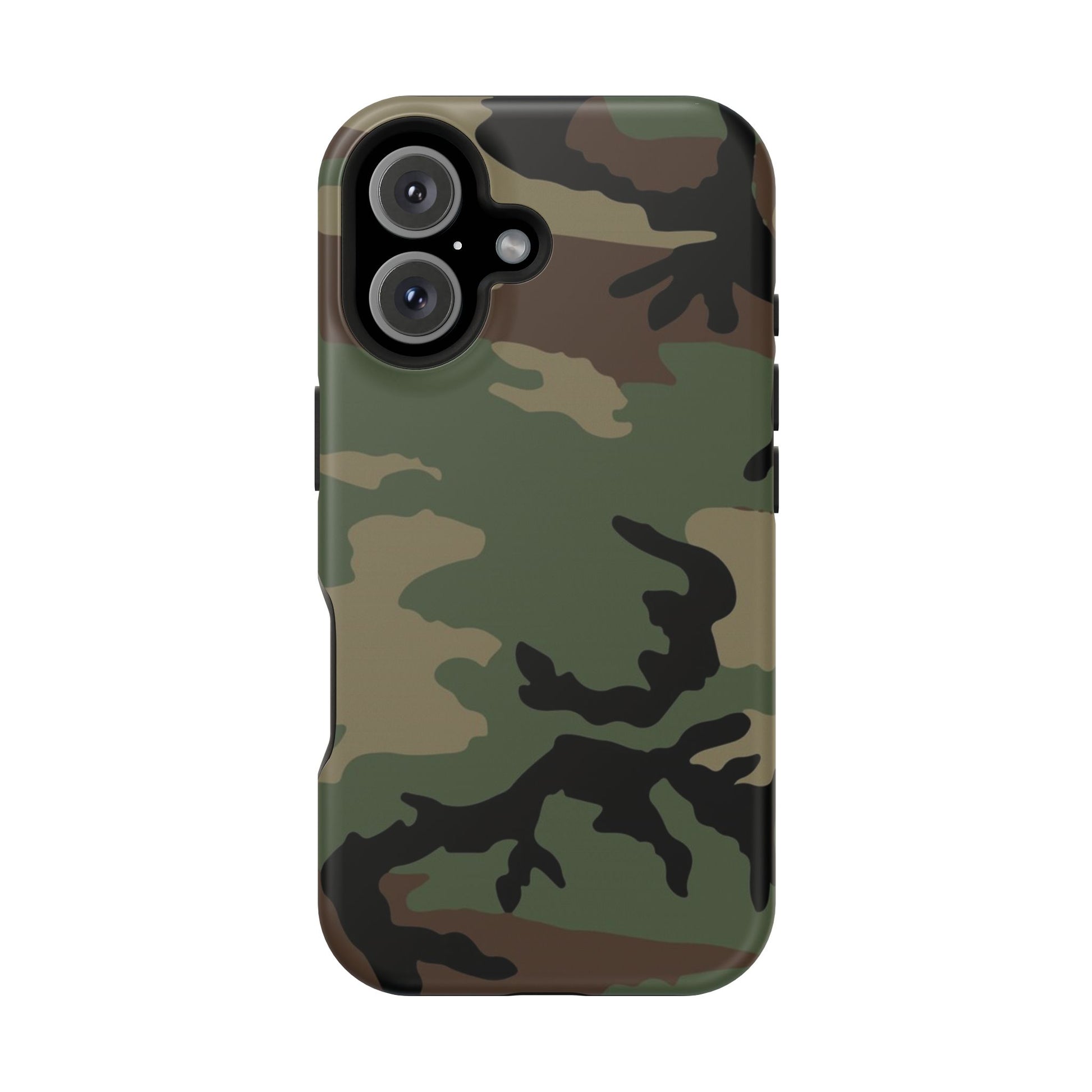 M81 Woodland Camo Magsafe iPhone 16 Field Case _ Concealing Coloration