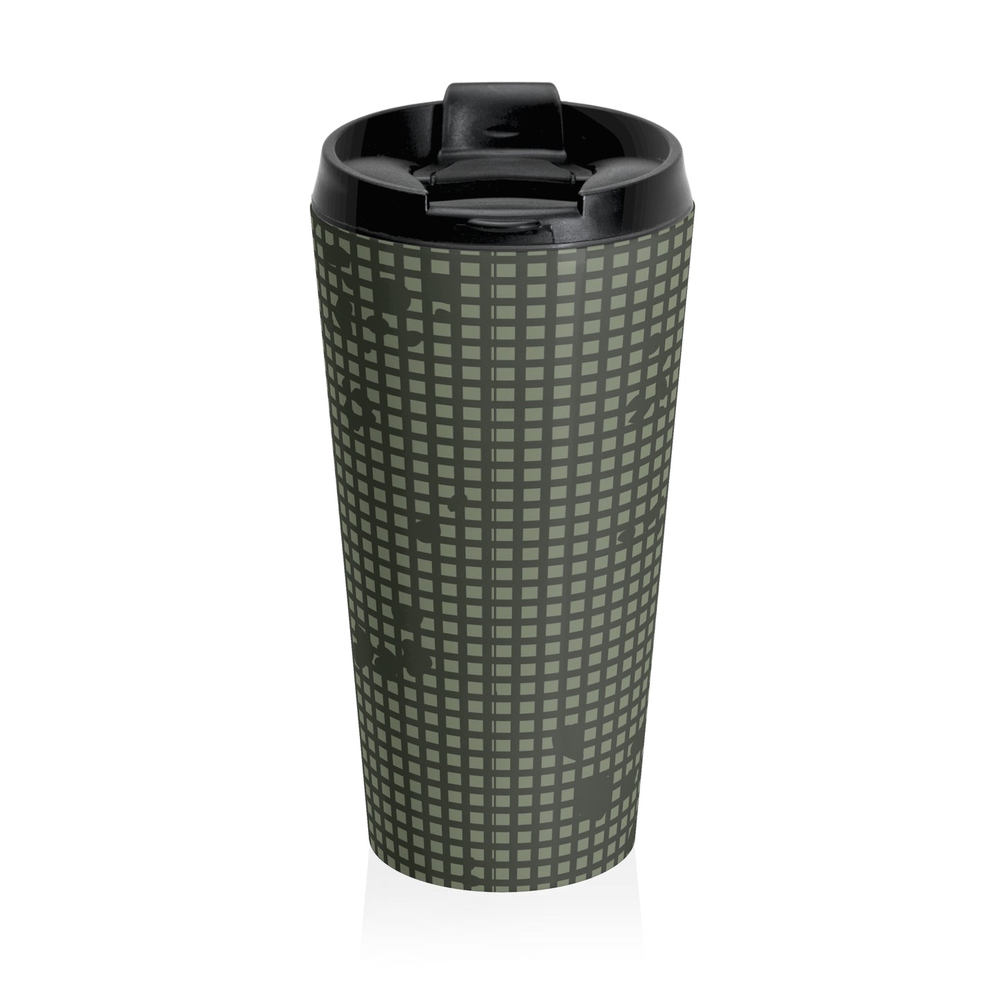 Desert Night Camo Stainless Steel 15oz Travel Mug.