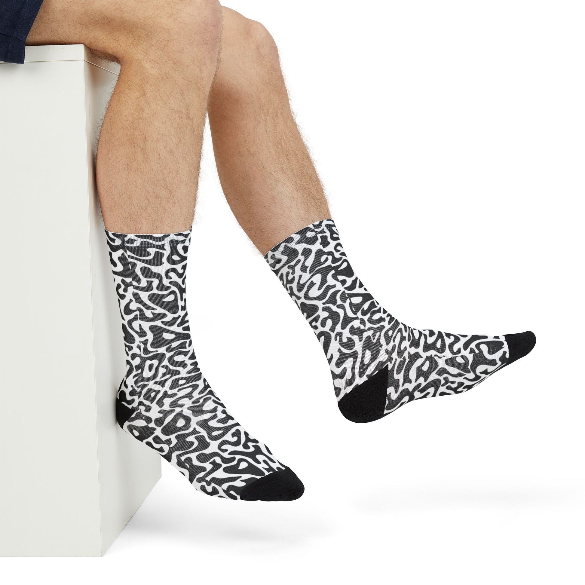 KMA Bacteria Camouflage Crew Socks - Concealing Coloration