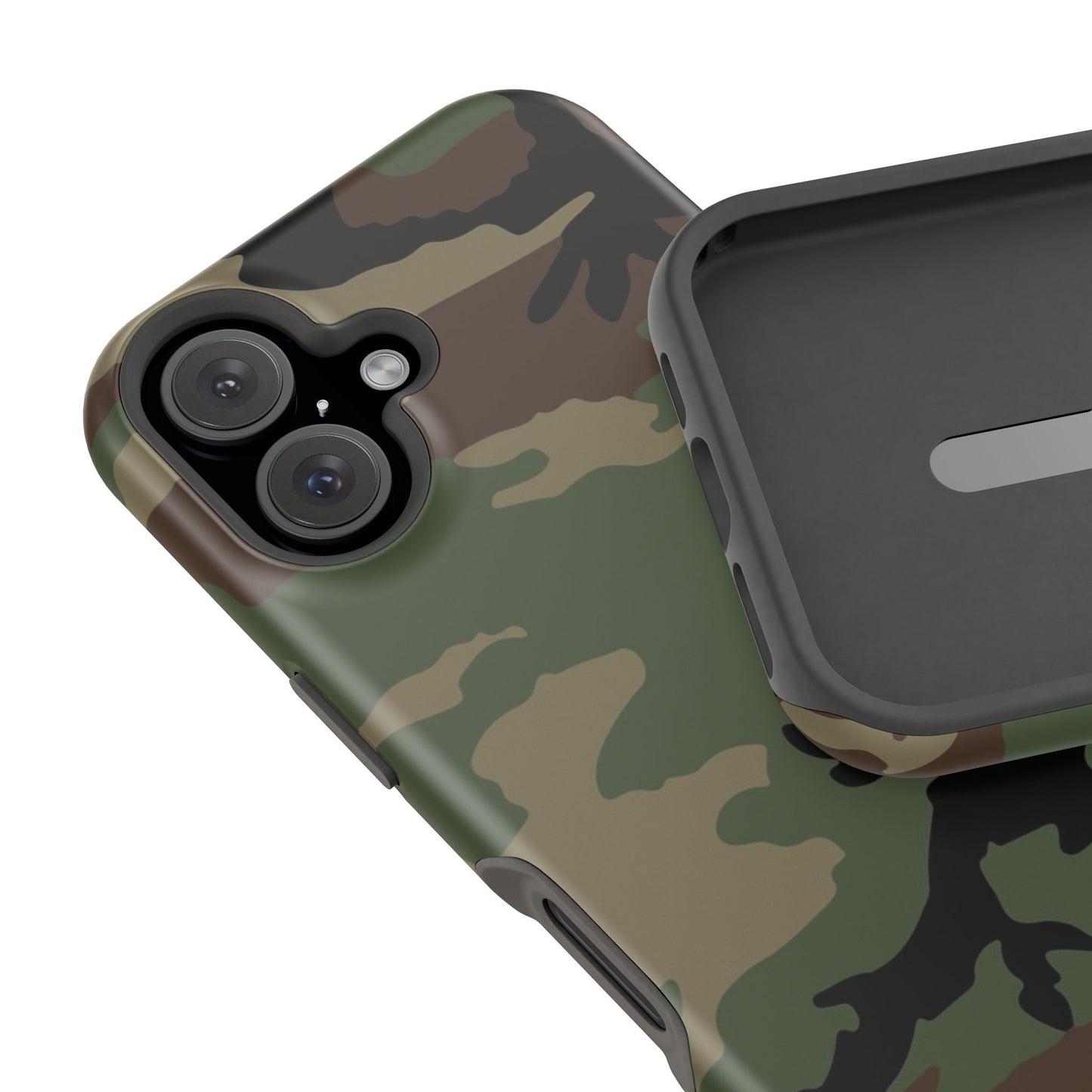 M81 Woodland Camo Magsafe iPhone 16 Field Case _ Concealing Coloration