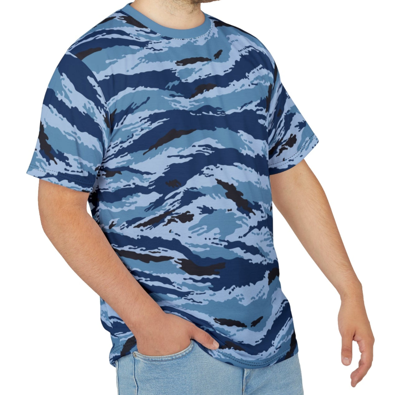 Kamysh Blue Camo Midweight T-Shirt