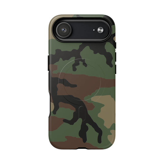 M81 Woodland Camo MagSafe iPhone 17 Air Field Case