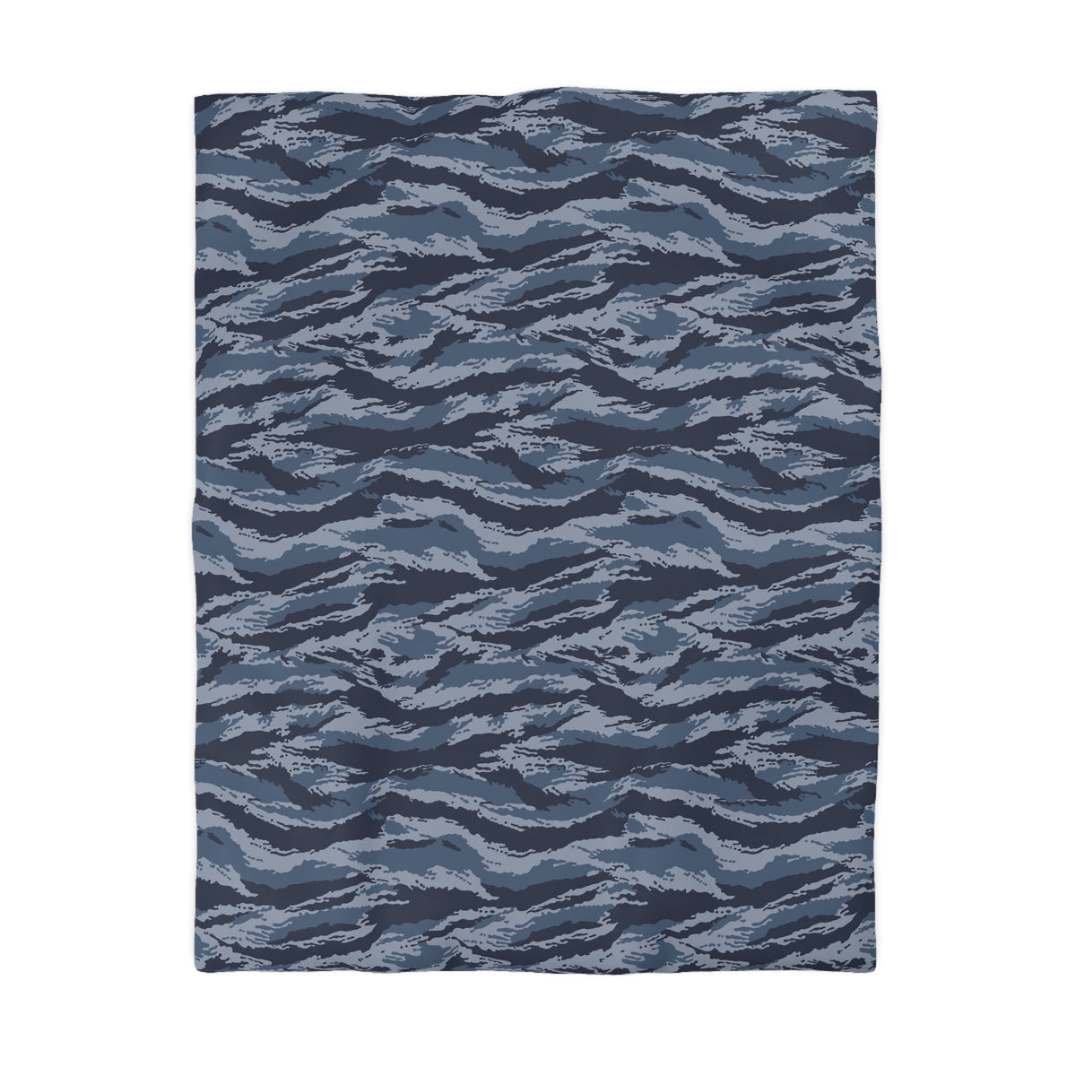 Kamysh Blue Camo Twin Bed Duvet Cover