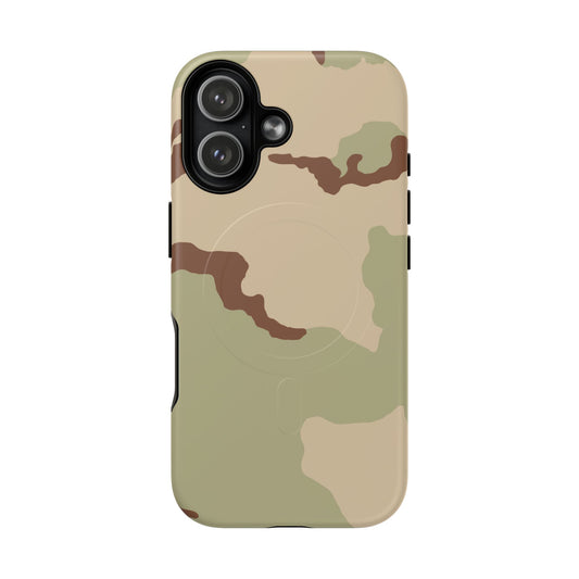 Three-Color Desert Camo MagSafe iPhone 17 Field Case