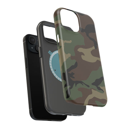 M81 Woodland Camo Magsafe iPhone 15 Field Case _ Concealing Coloration