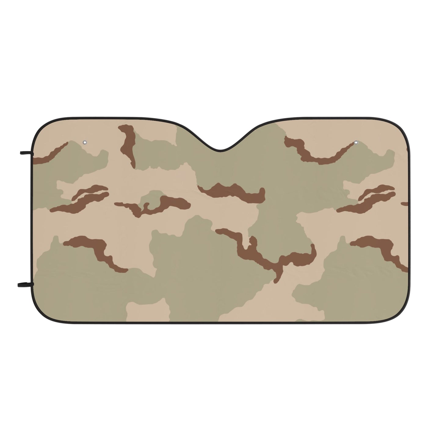 Three-Color Desert Camo Windshield Sun Shade