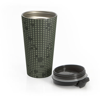 Desert Night Camo Stainless Steel 15oz Travel Mug.