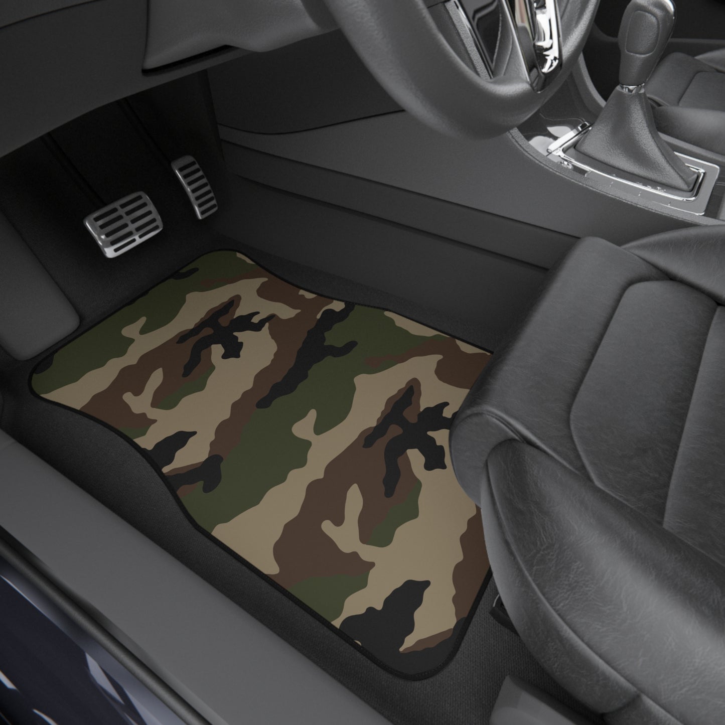 Centre-Europe Camo Front Seat Car Mats (Set of 2).