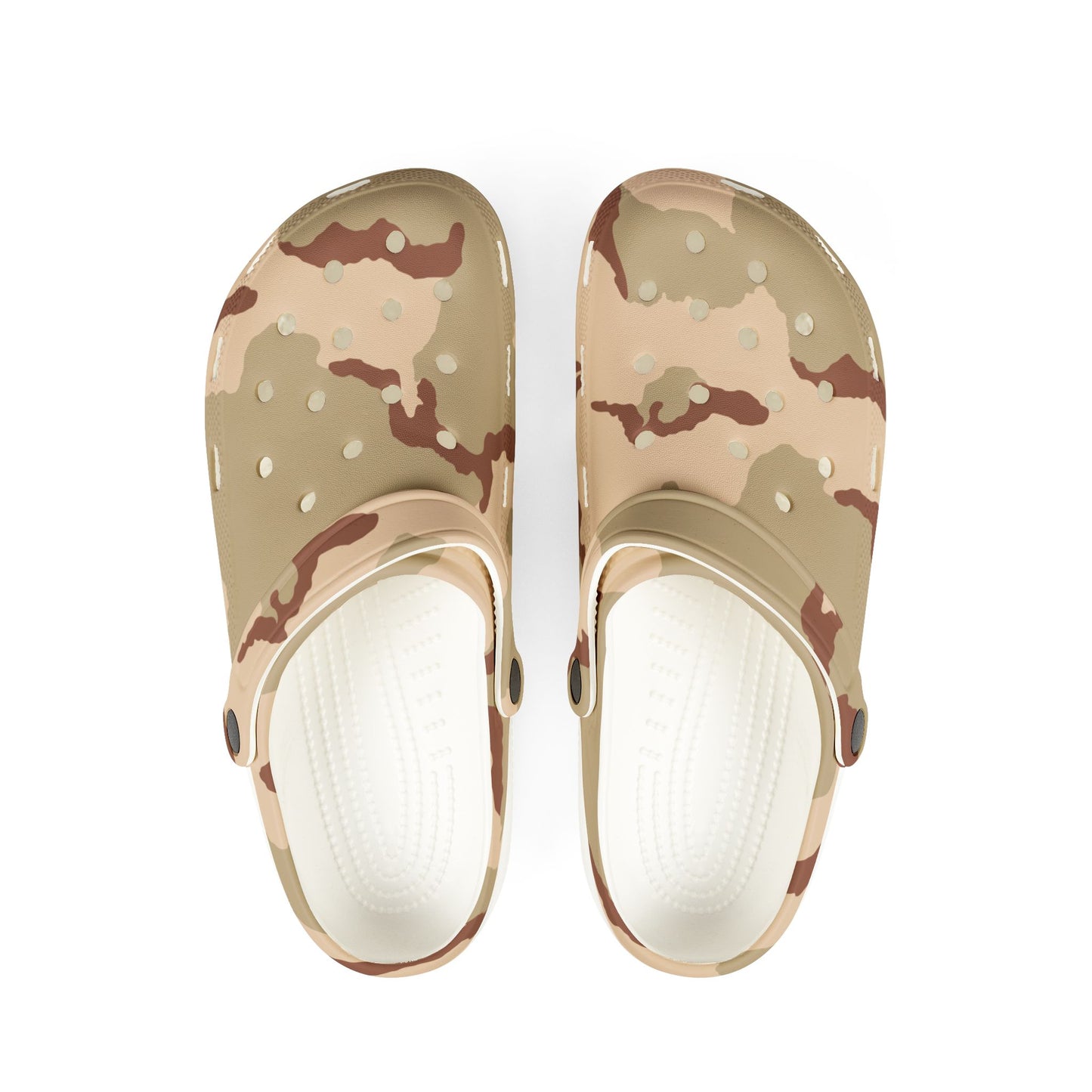 Three-Color Desert Camo EVA Clogs