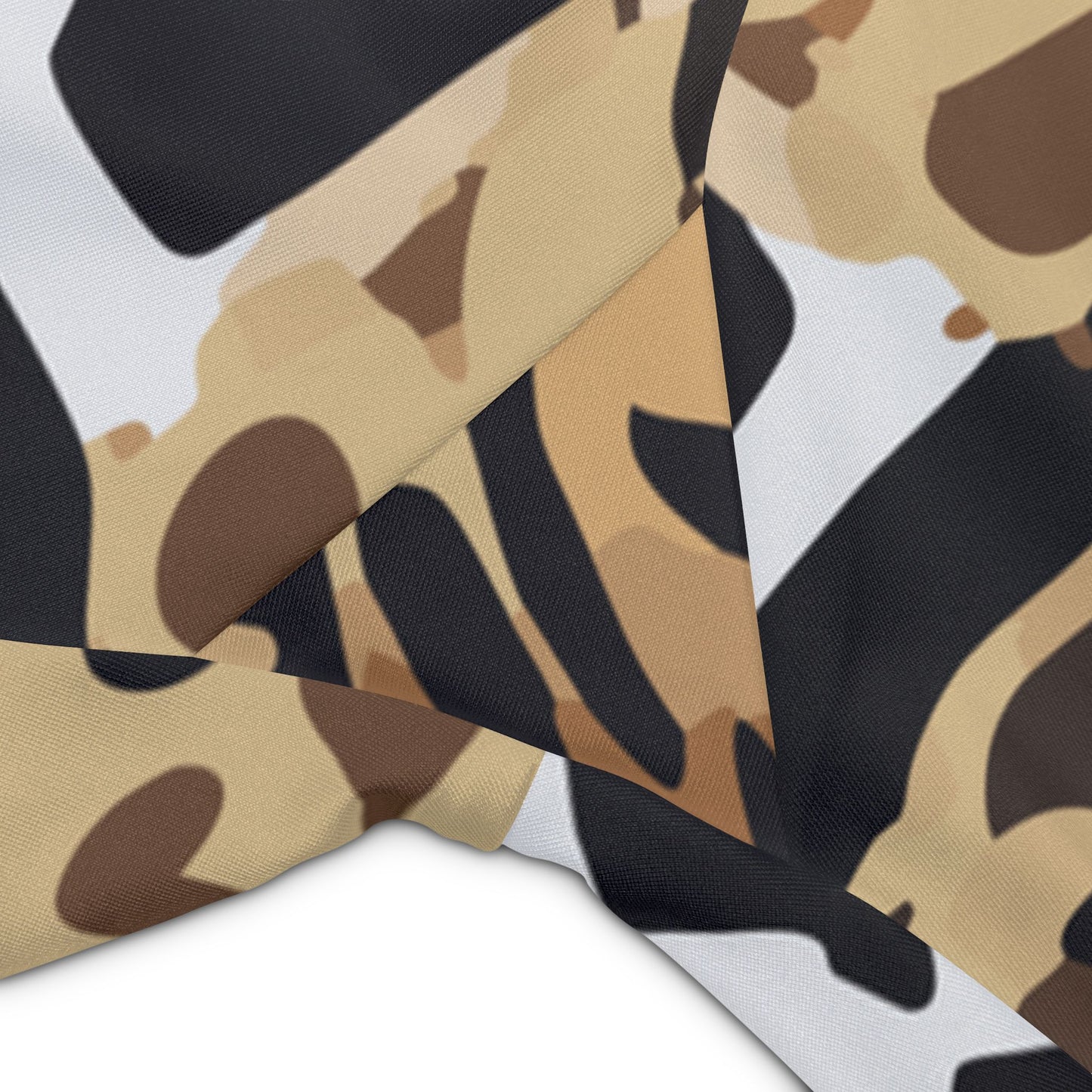 Animals Camouflage bike shorts inspired by MGS, featuring a mix of wild animal prints for tactical mobility.