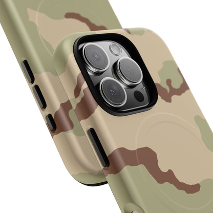 Three-Color Desert Camo MagSafe iPhone 16 Pro Field Case