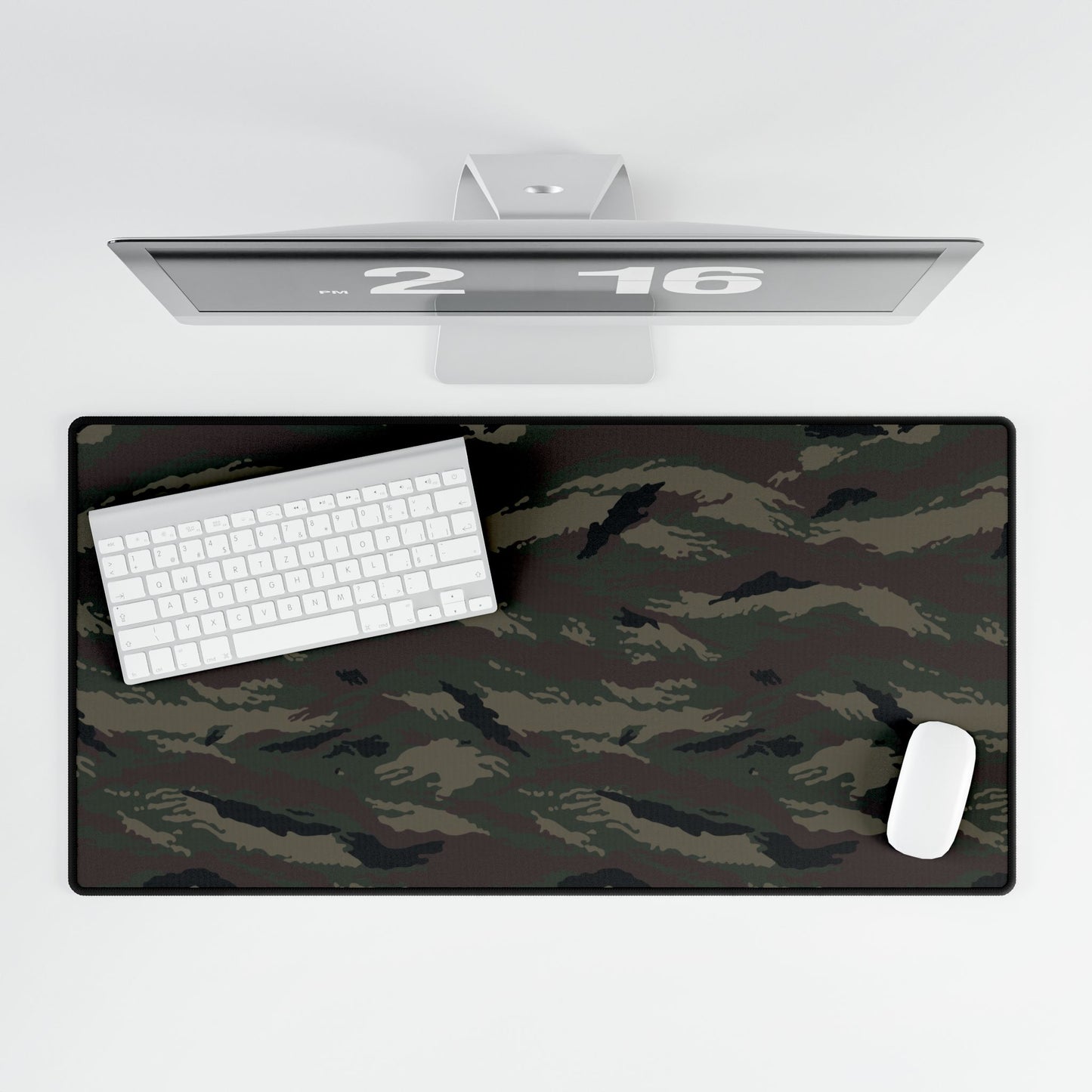 Kamysh Woodland Camo Computer Desk Mat