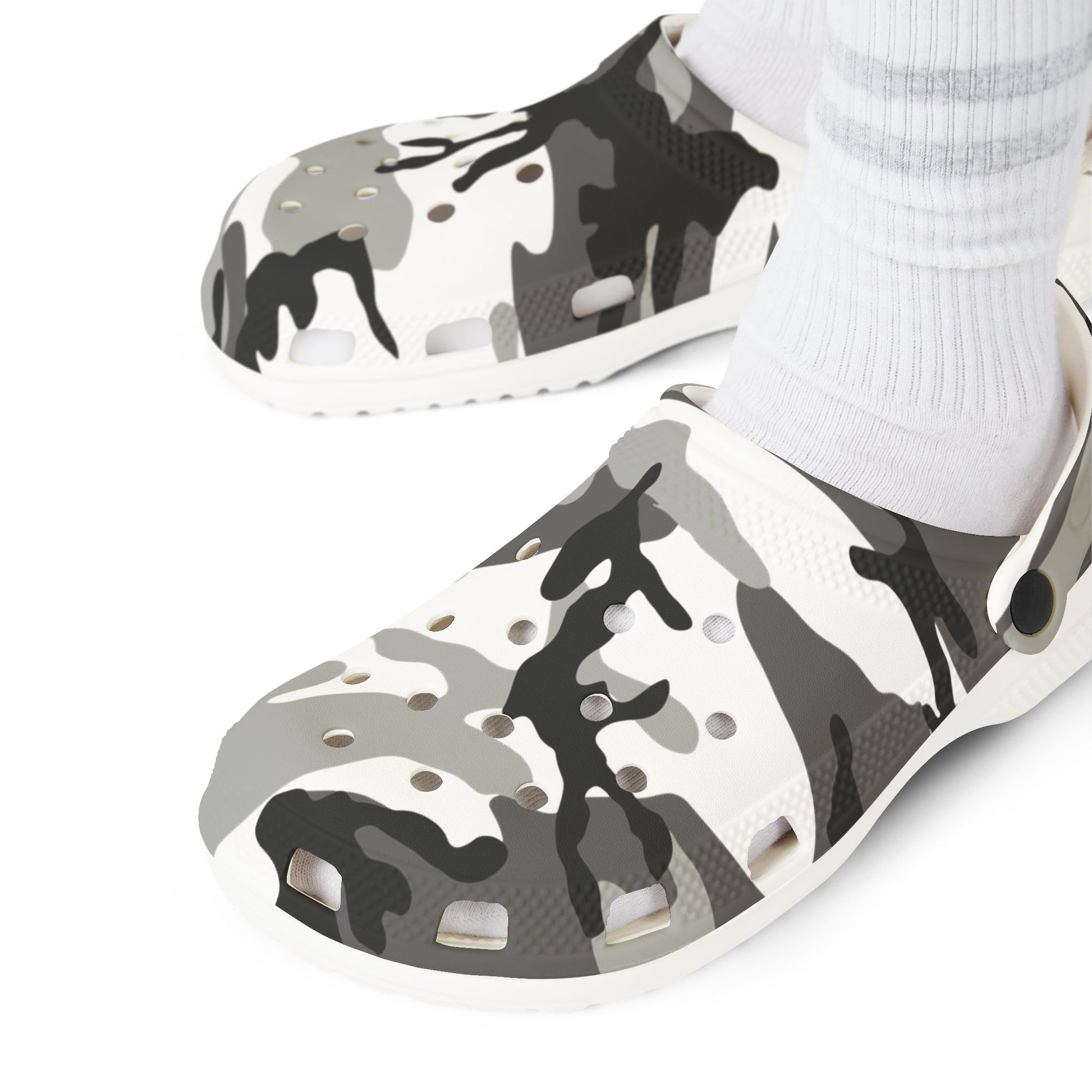 M81 Urban Woodland Camo EVA Clogs