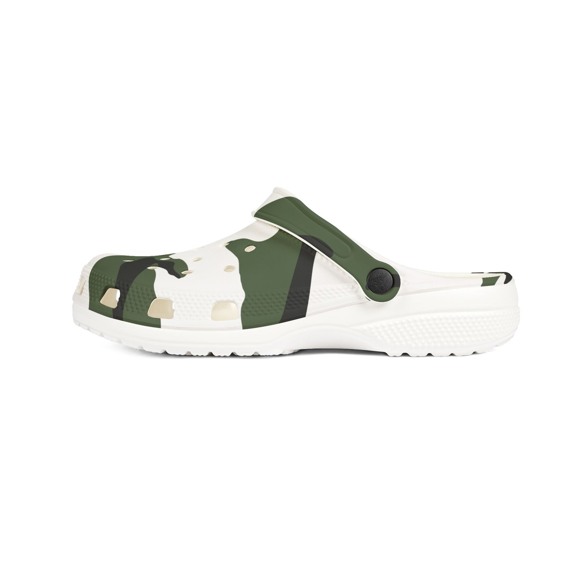 Three-Color Snow Camo EVA Clogs