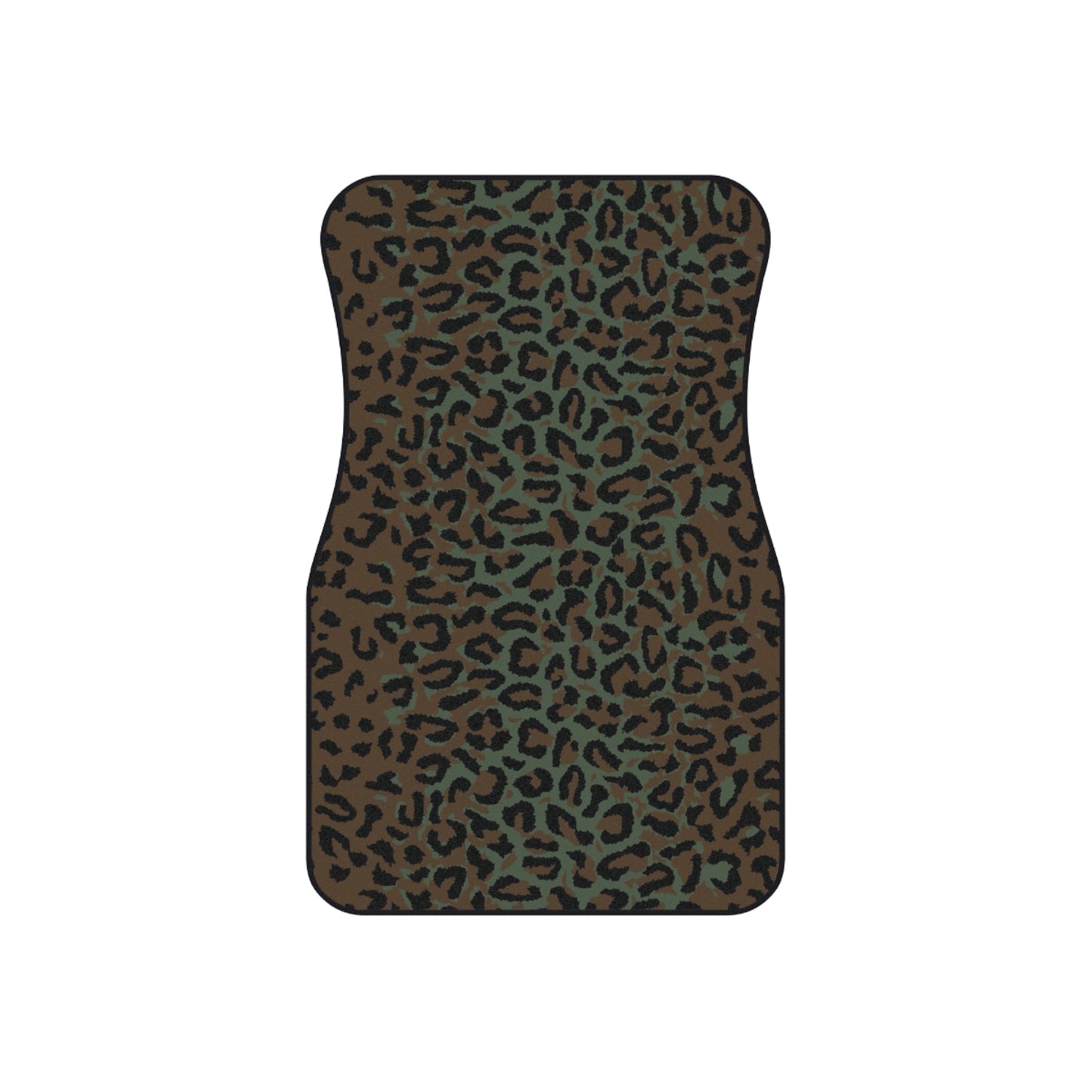 Leopard Spot Camo Front Seat Car Mats (Set of 2).